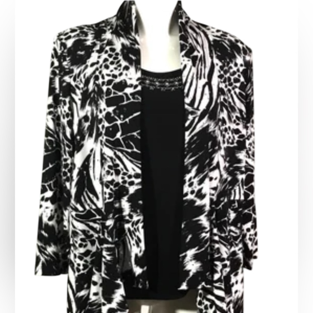 NWOT-JM Collection blouse and mock tank